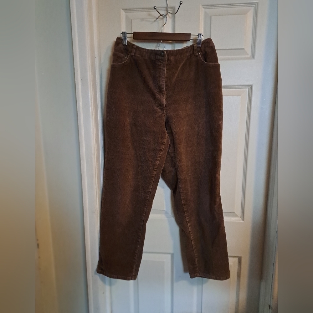 Newport News brown couduroy pants size 18W